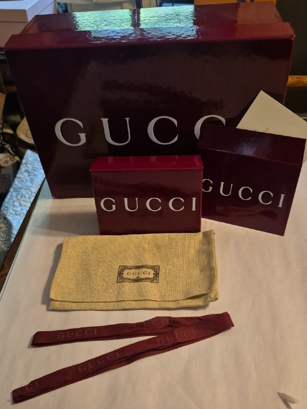 Gucci Bundle  Of Boxes.